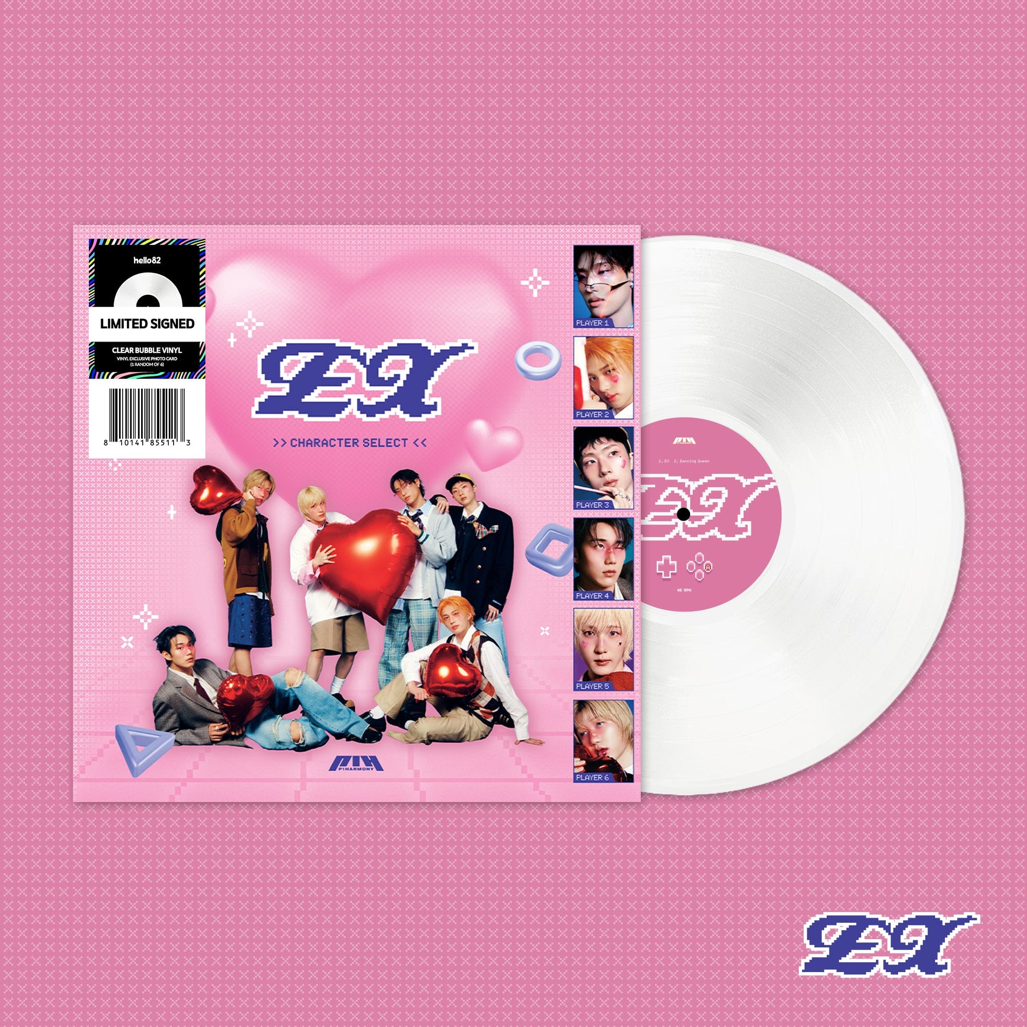 Kai Media [SIGNED] P1Harmony - EX (1st English Album) (Vinyl Ver.) Kawaii Gifts
