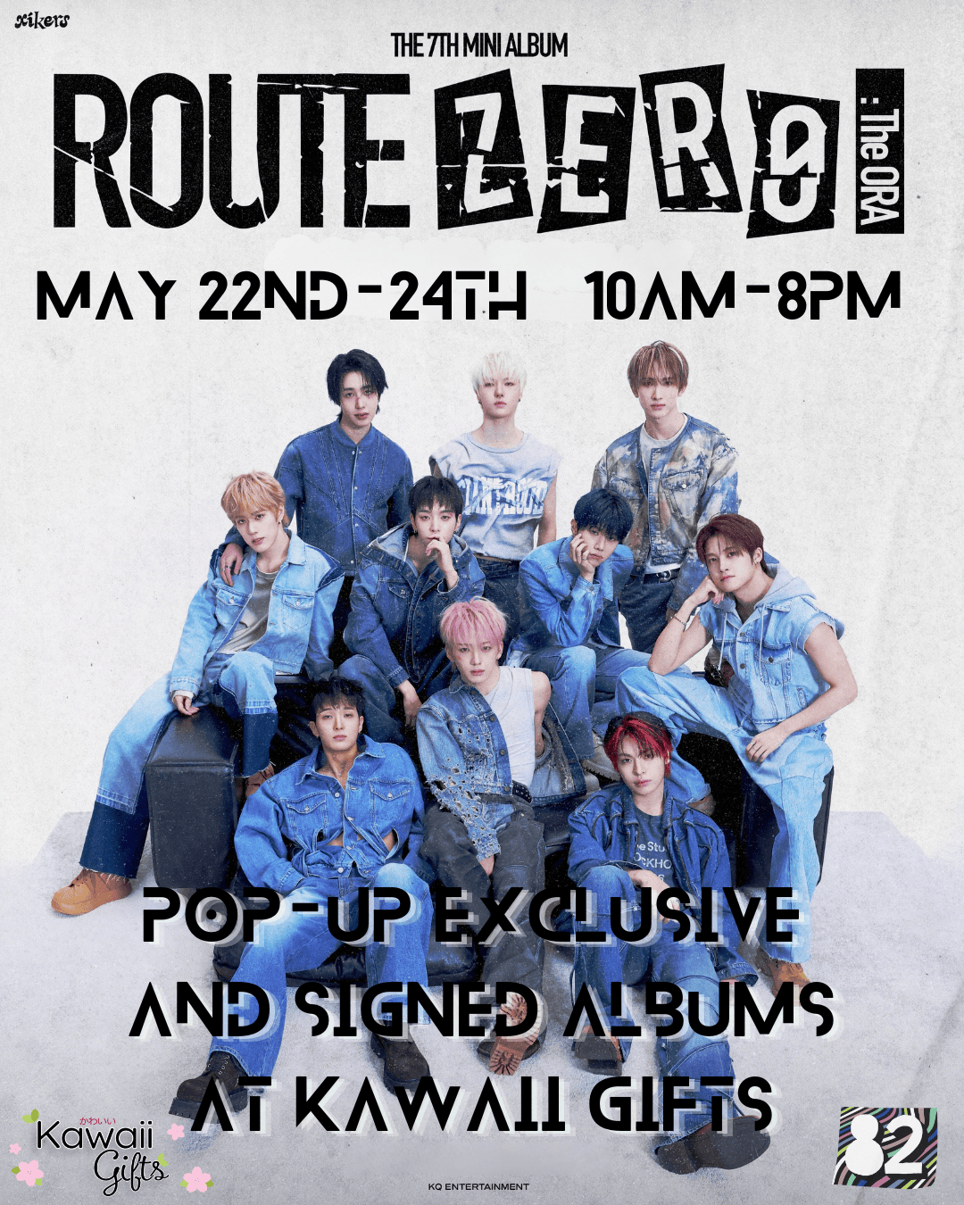 Kai Media [SIGNED] xikers - 7th Mini Album [Route Zero: The Ora] Kawaii Gifts