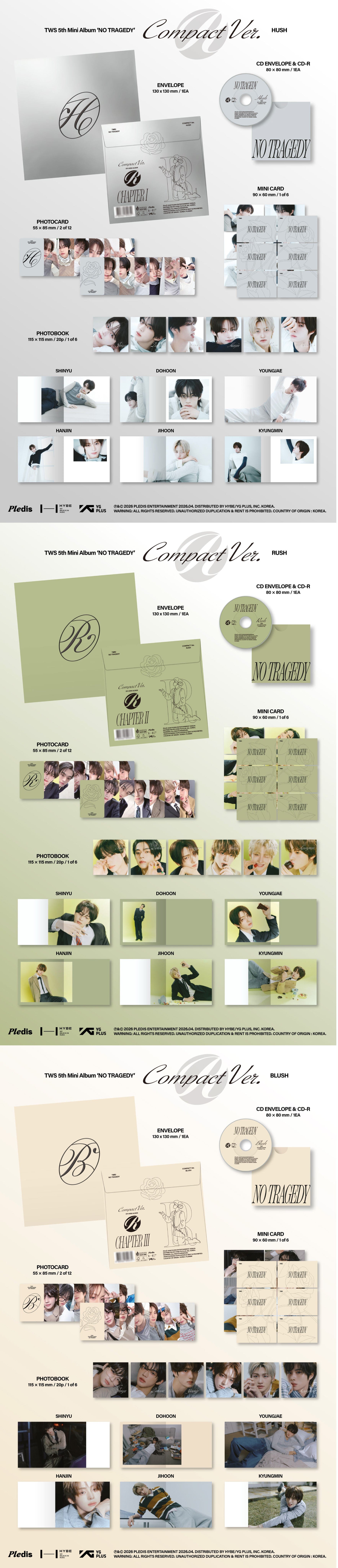 TWS - No Tragedy (Compact Ver.) – Kawaii Gifts