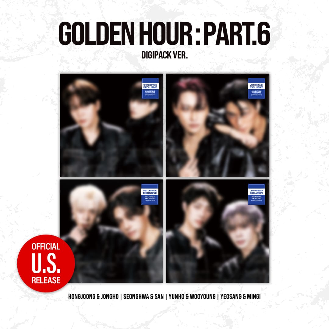 Kai Media [Unit Digipack Exclusive] ATEEZ - GOLDEN HOUR: Part.6 (Unit Digipack Ver.) [TWO PER CUSTOMER] Kawaii Gifts