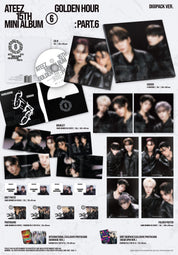 Kai Media [Unit Digipack Exclusive] ATEEZ - GOLDEN HOUR: Part.6 (Unit Digipack Ver.) [TWO PER CUSTOMER] Kawaii Gifts