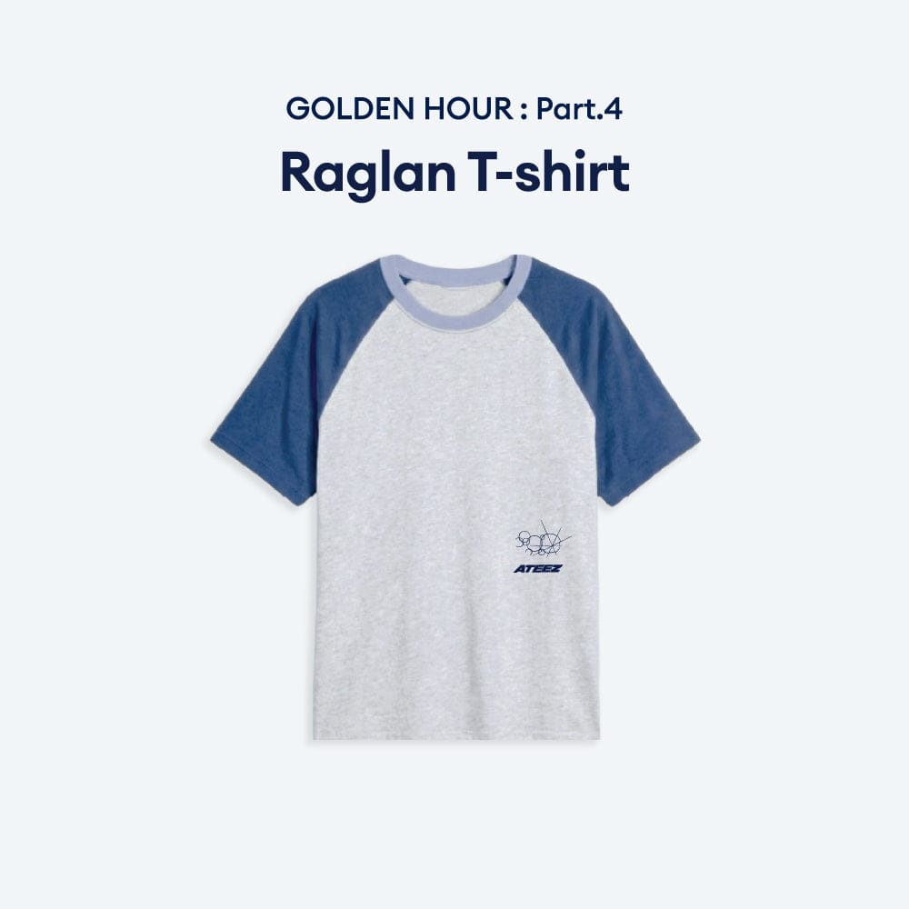 Kai Media ATEEZ - GOLDEN HOUR: Part.4 - Raglan T-Shirt Kawaii Gifts