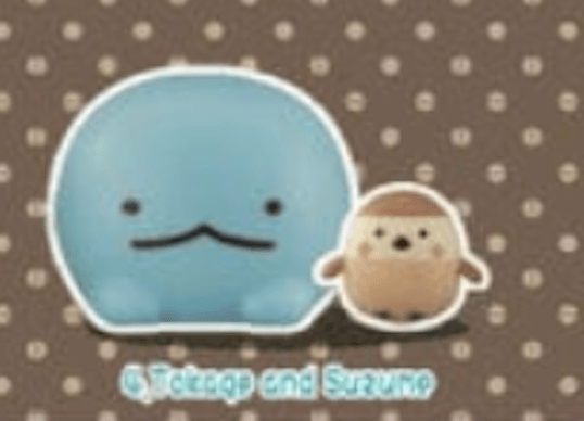 Kawaii Gifts Sumikko Gurashi Miscellaneous Figure Gashapon Tokage with Suzume Kawaii Gifts 02815190