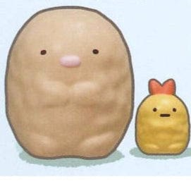 Kawaii Gifts Sumikko Gurashi Miscellaneous Figure Gashapon Tonkatsu with Ebi Kawaii Gifts