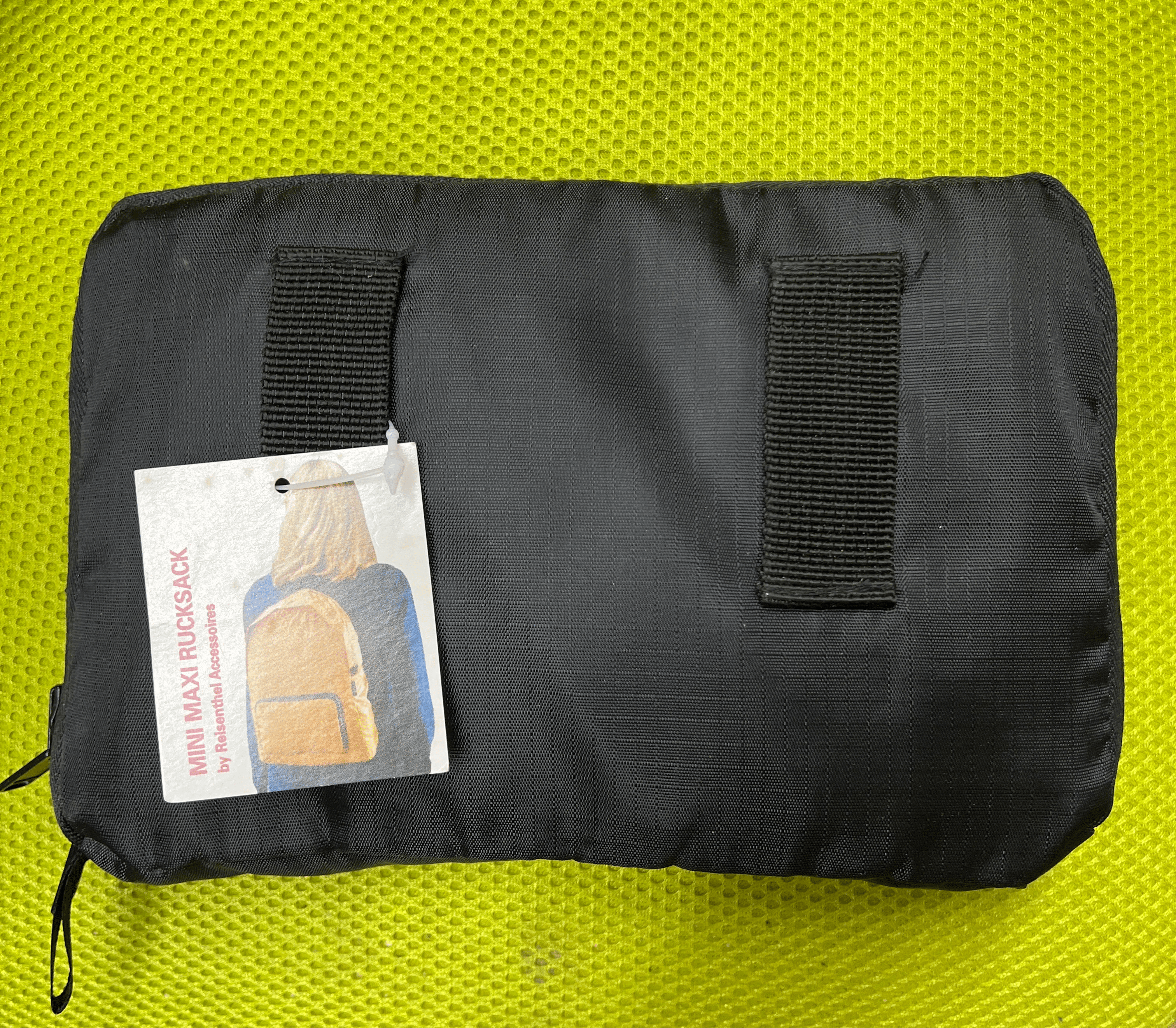 Kawaii Gifts Reisenthel Folding Reusable Bags Black Backpack Kawaii Gifts 4012013513657