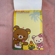Kawaii Gifts Rilakkuma Aloha Paradise Large Memo Kawaii Gifts 4974413590044