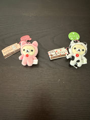 Kawaii Import Relax Bear (Rilakkuma) 2.5" Plush Mascot with Chain Kawaii Gifts