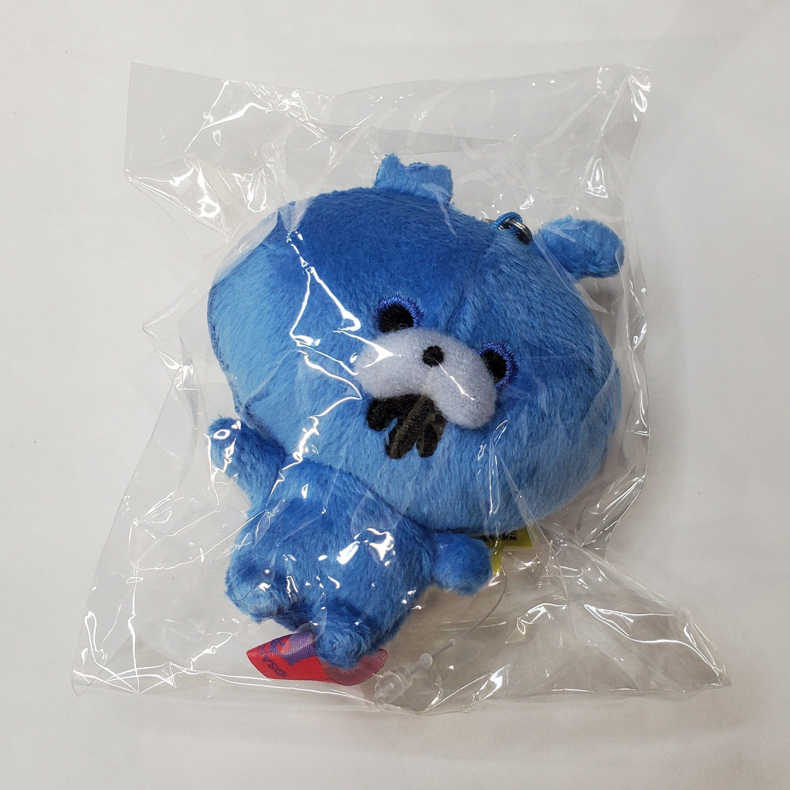 Kawaii Import San-X Zombbit 3" Plushy Mascot with Accessory Strap (C) Blue Gaji Gaji Zombbit Kawaii Gifts 4974413613712