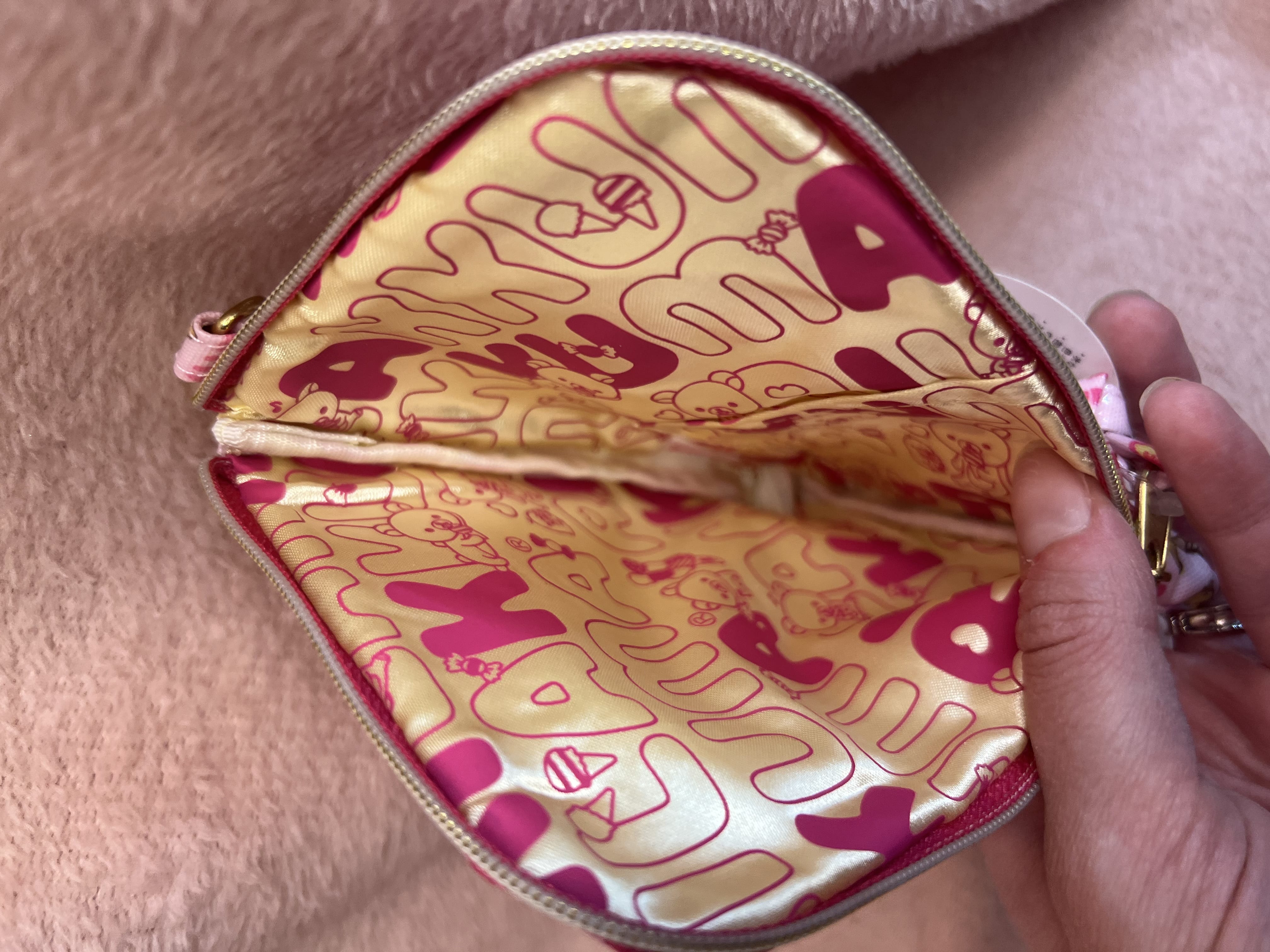 Kawaii Import Rilakkuma Rainbow Small Purse with Handle Kawaii Gifts 4974413531061