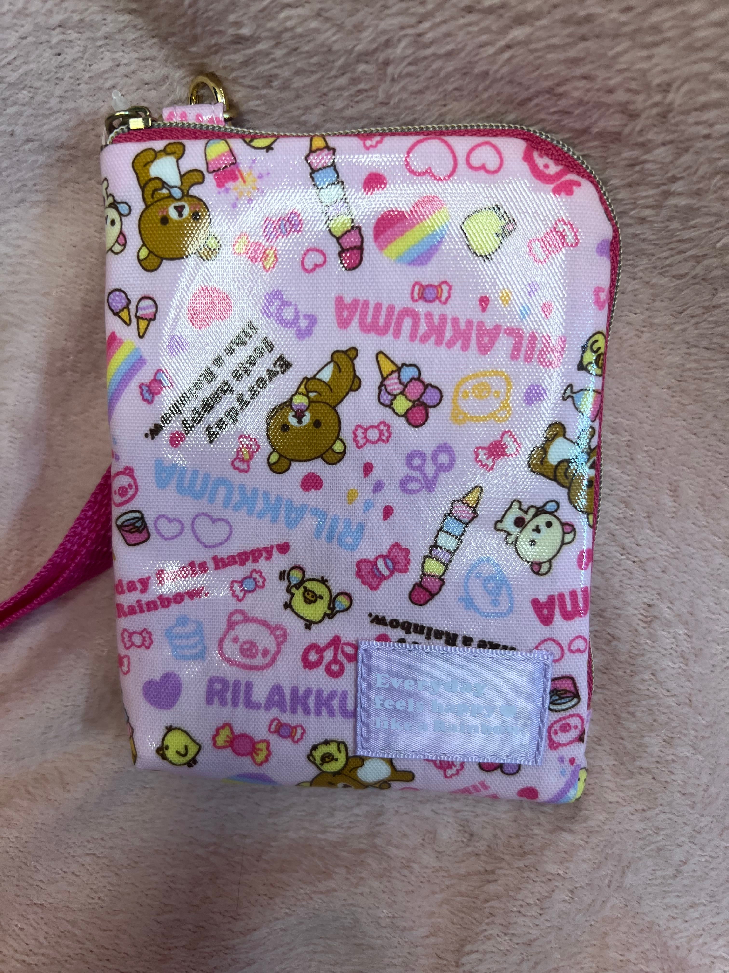 Kawaii Import Rilakkuma Rainbow Small Purse with Handle Kawaii Gifts 4974413531061