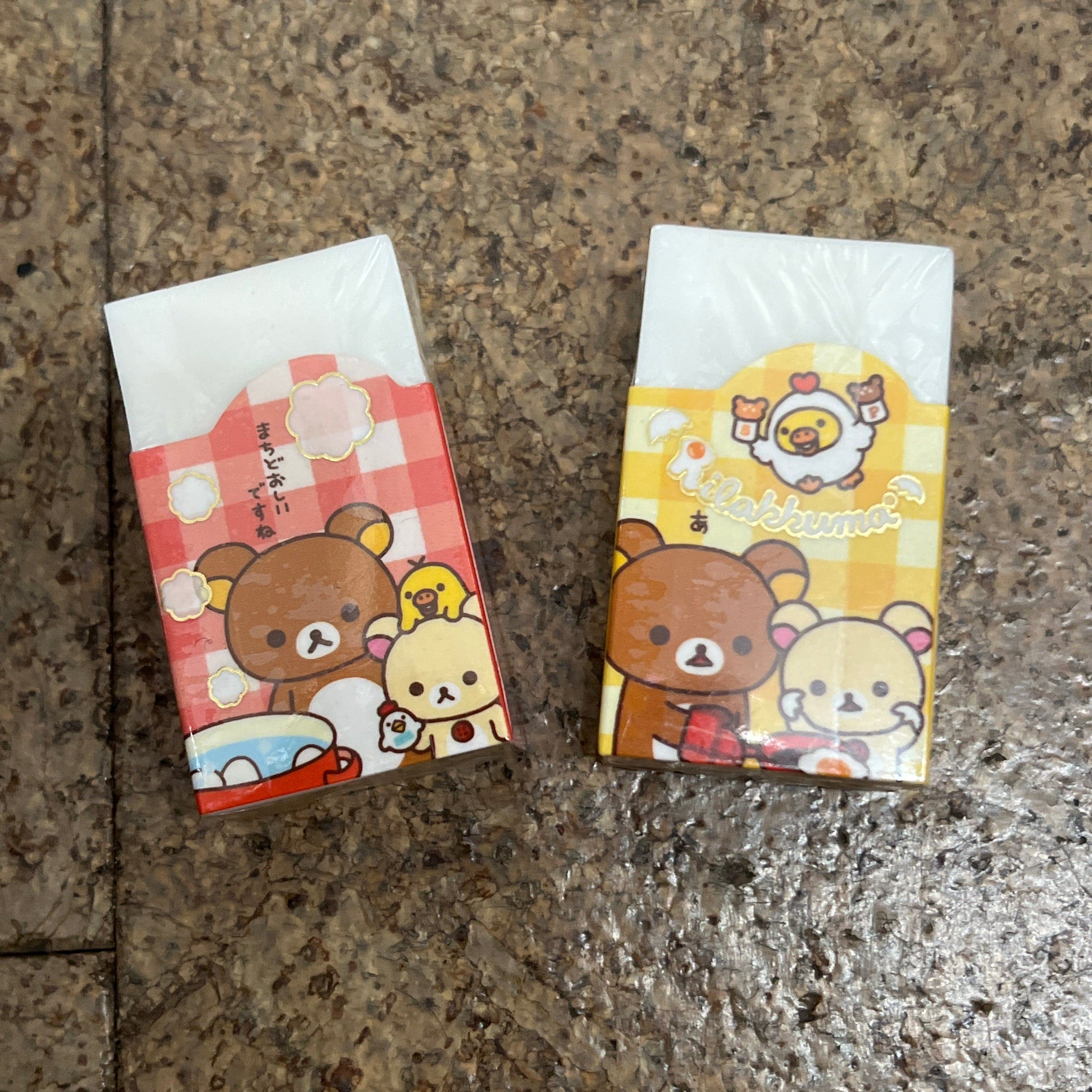 Kawaii Import San-X Rilakkuma Breakfast and Eggs Eraser Kawaii Gifts 4974413577434