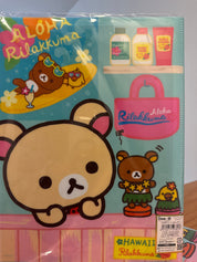 Kawaii Import Rilakkuma Hawaii 10-Pocket A4 Plastic File Folder (2013) Kawaii Gifts 4974413593823