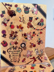 Kawaii Import Sentimental Circus 4-Pocket Portfolio Plastic File Folder (2011) Kawaii Gifts 4974413563024