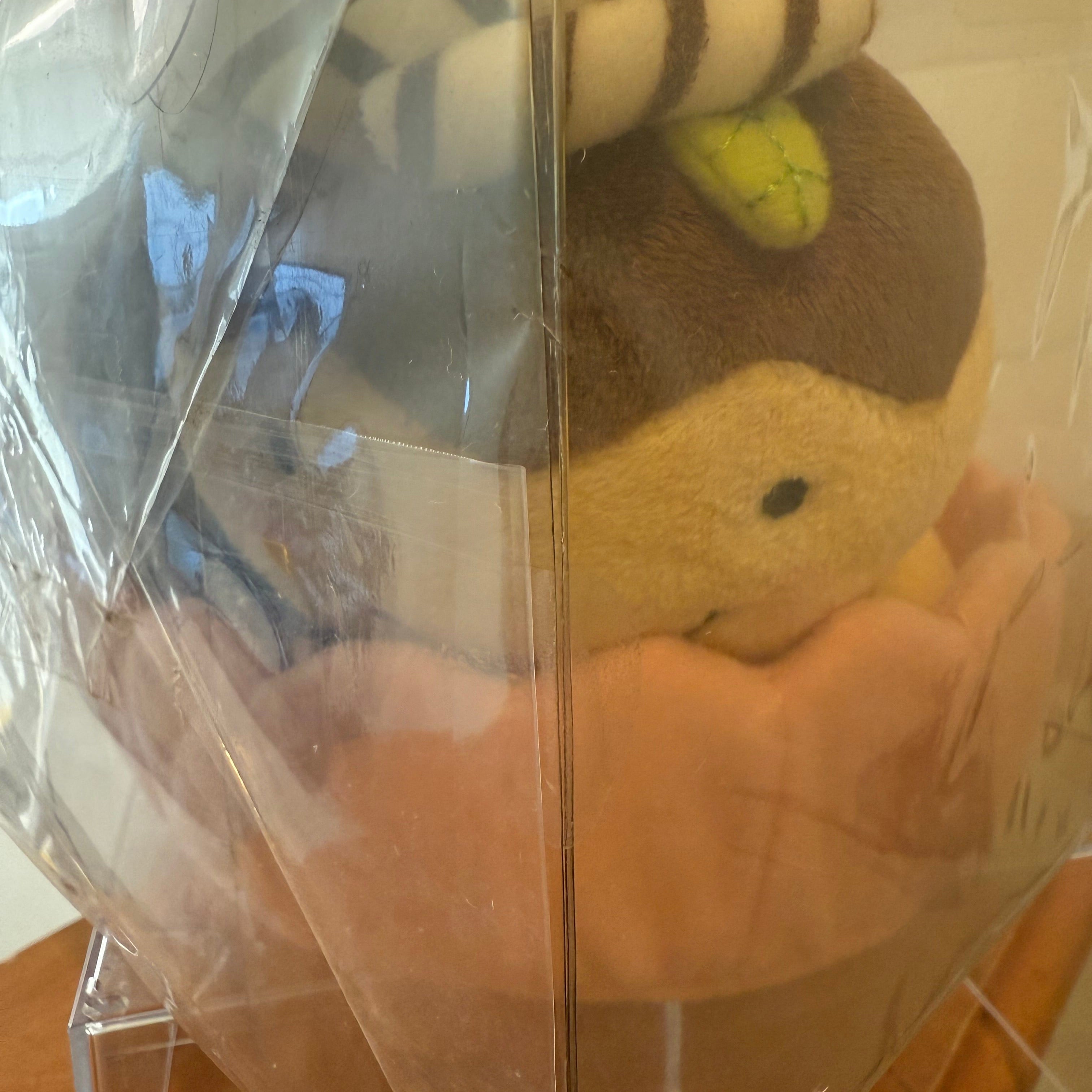 Kawaii Import San-X Kogepan Chocolate Breads in a Pink Pan Plush Set (2005) Kawaii Gifts 4974413431026