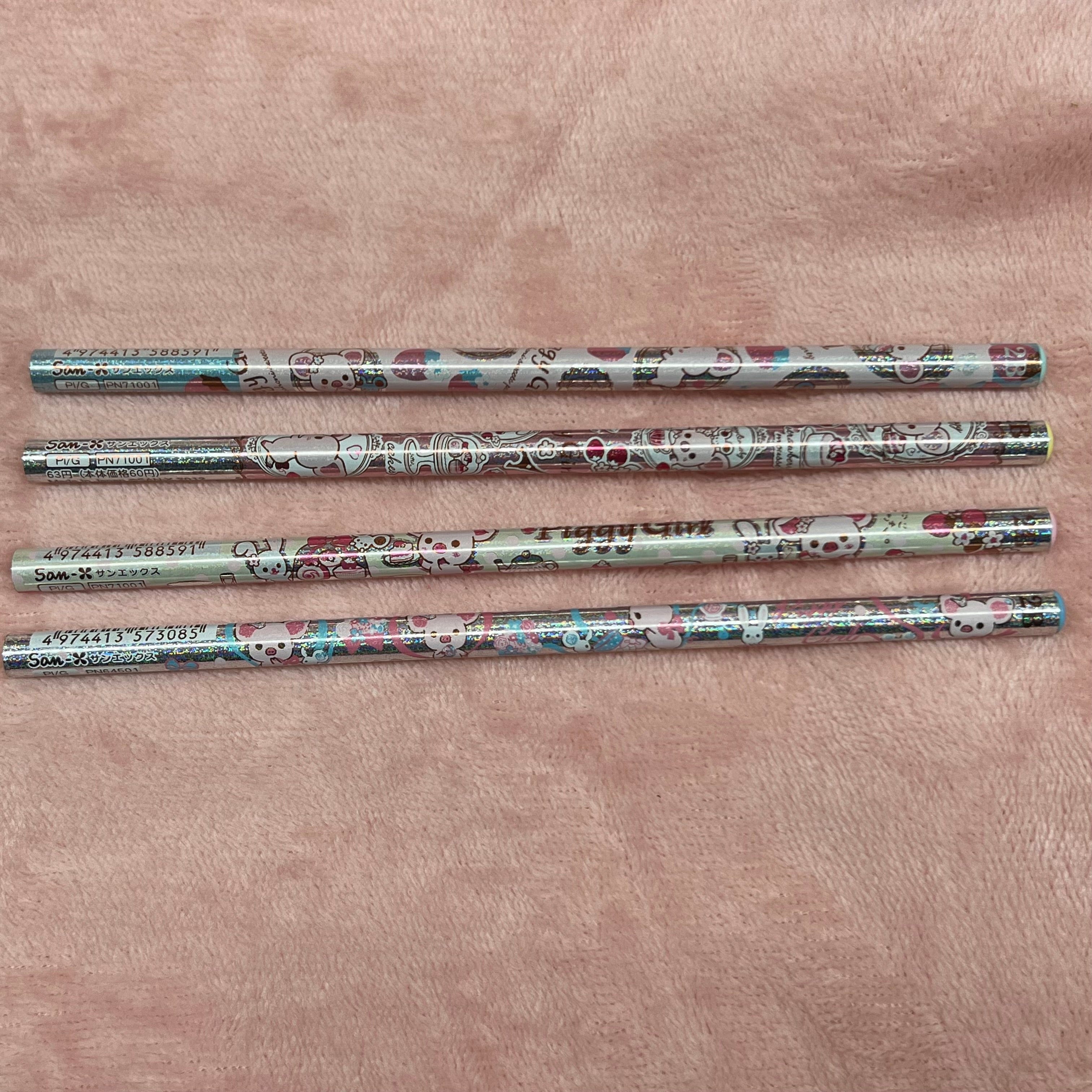 Kawaii Import San-X Piggy Girl 2B Lead Pencil: Random Single (2012) Kawaii Gifts 4974413588591