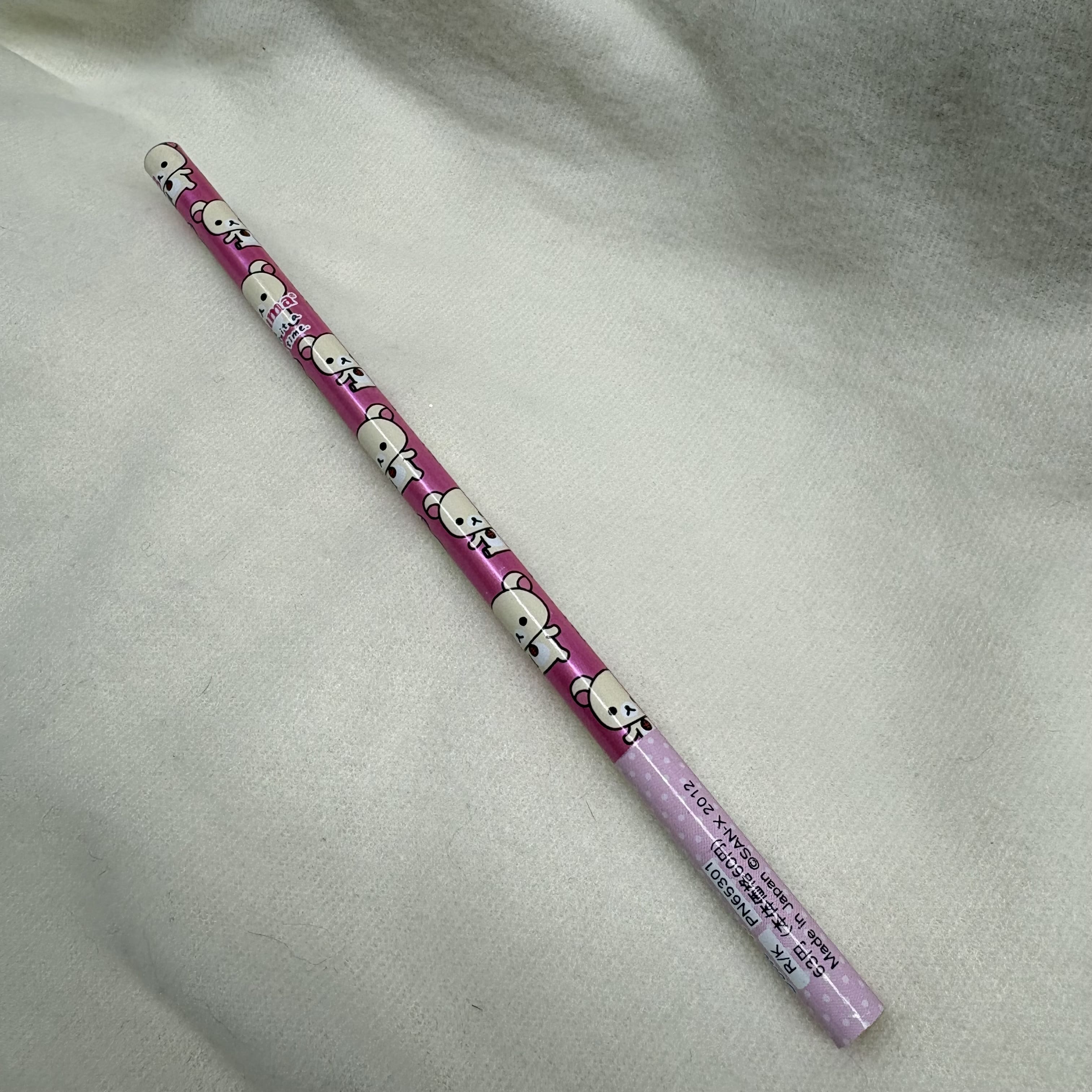 Kawaii Import San-X Rilakkuma Korilakkuma Repeat 2B Lead Pencil (2012) Kawaii Gifts 4974413576437