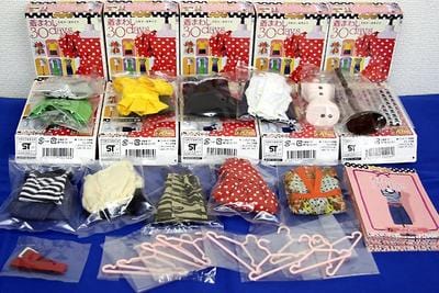 Kawaii Import Re-Ment 30 Days in Style Clothing for 1/6 Dolls Petit Mode Collection Surprise Box Kawaii Gifts 4521121502052