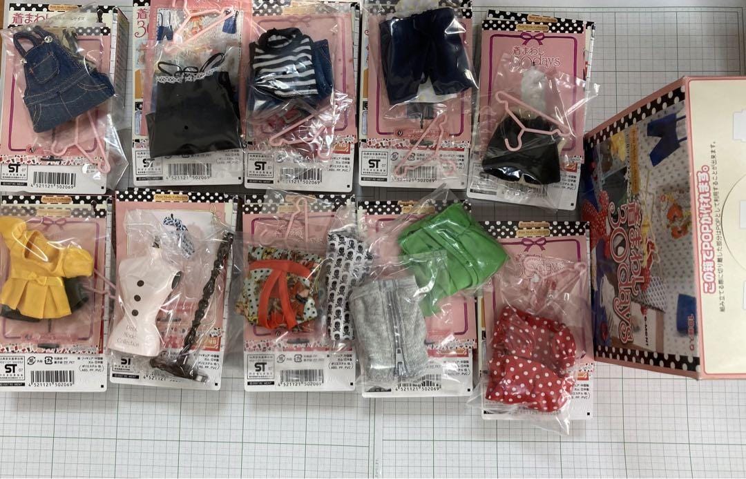 Kawaii Import Re-Ment 30 Days in Style Clothing for 1/6 Dolls Petit Mode Collection Surprise Box Kawaii Gifts 4521121502052