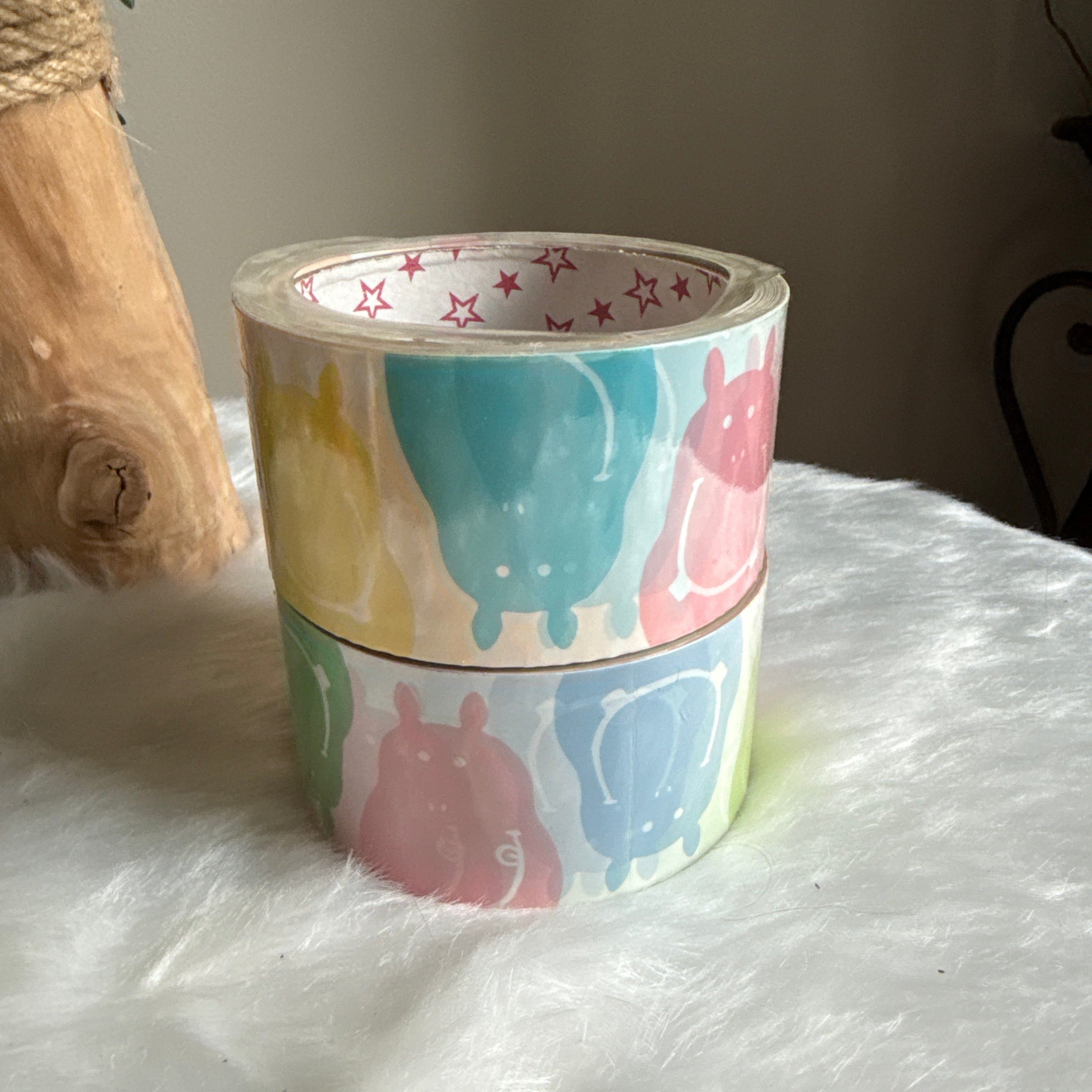 Kawaii Import KaBaBa Hippo Packing Tape Kawaii Gifts 4909001914759
