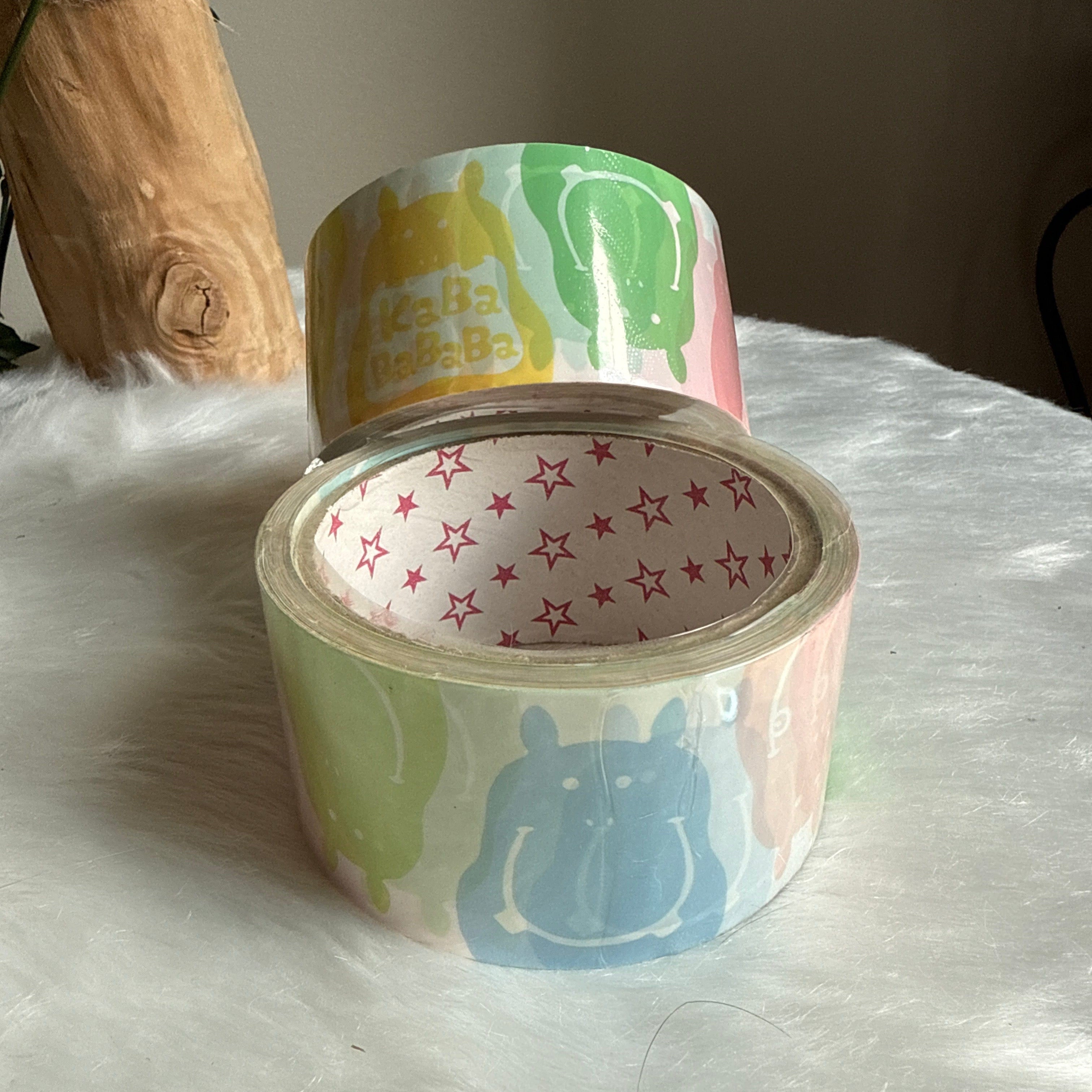 Kawaii Import KaBaBa Hippo Packing Tape Kawaii Gifts 4909001914759