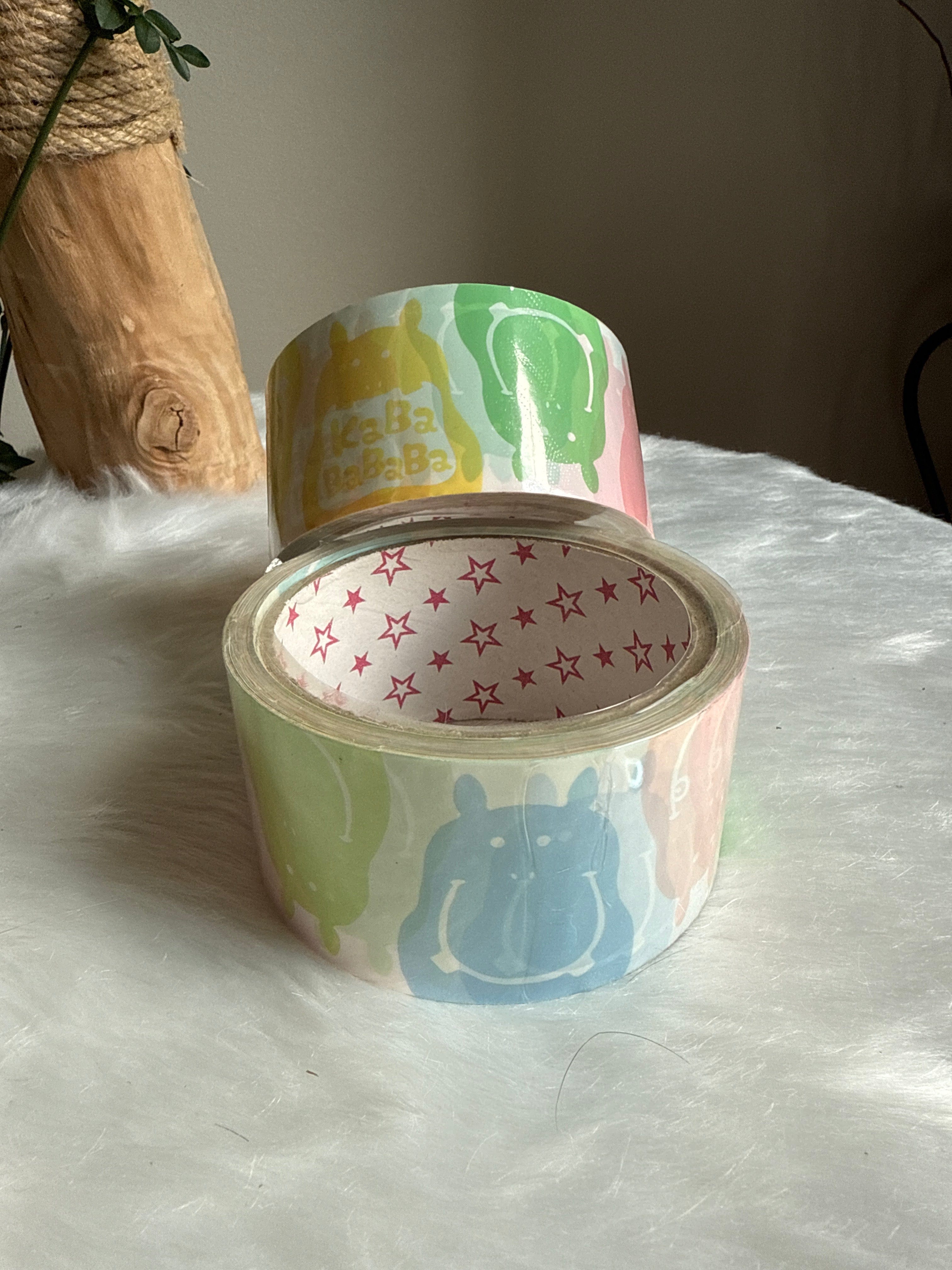 Kawaii Import KaBaBa Hippo Packing Tape Kawaii Gifts 4909001914759