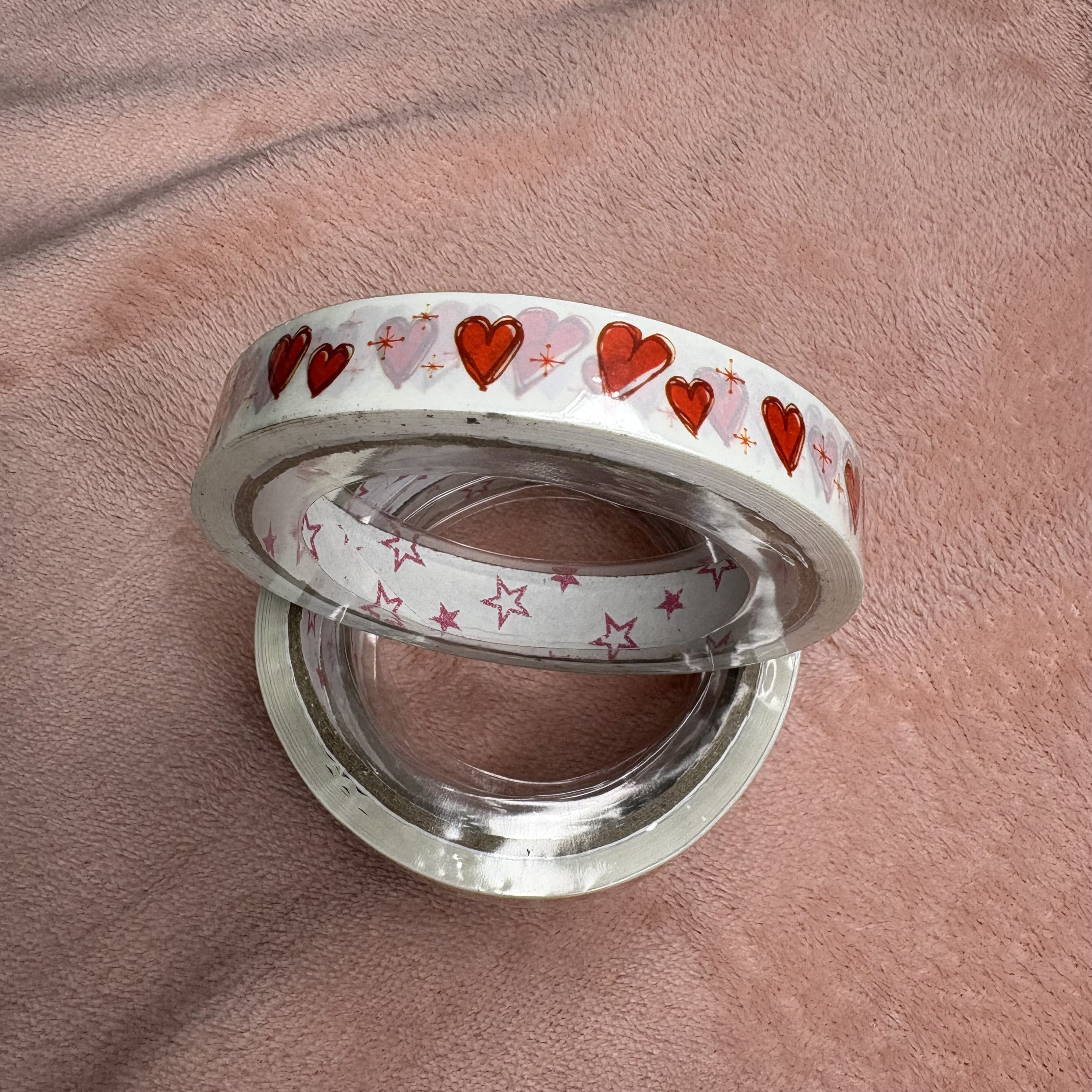 Kawaii Import Mind Wave Hearts Decorated Tape Kawaii Gifts 4909001910294