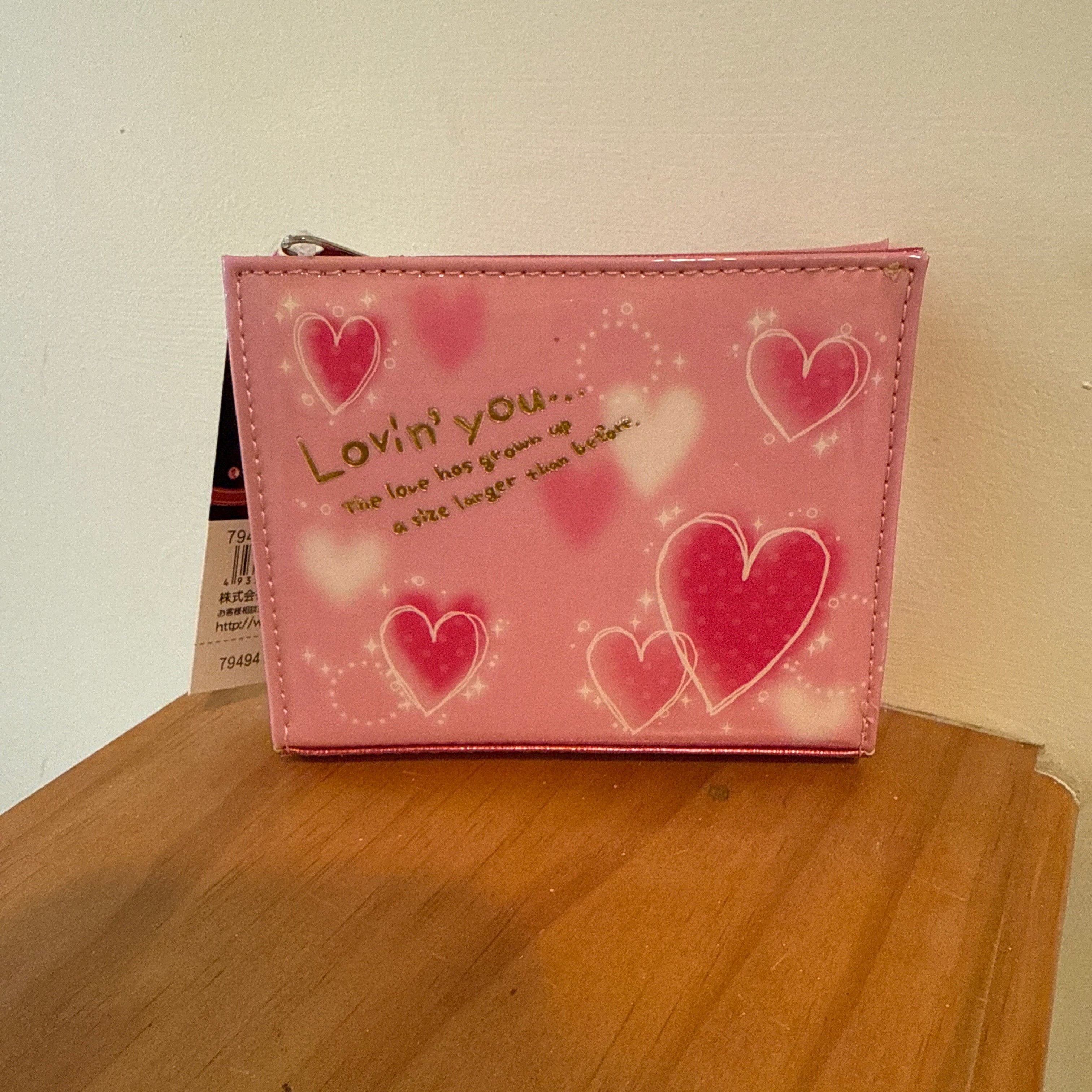 Kawaii Import Crux Lovin’ You.. Pink Heart Wallet Kawaii Gifts 4935124794947