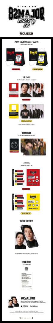 Korea Pop Store 82MAJOR - Beat By 82 (Pocaalbum Ver.) Kawaii Gifts