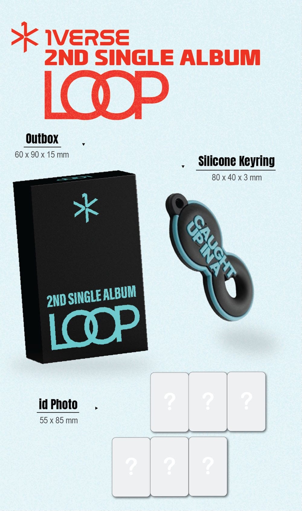 Korea Pop Store 1VERSE - 2nd Single Loop (Poca) Kawaii Gifts