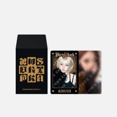 Korea Pop Store [aespa] Dirty Work - Random Trading Card Set B Kawaii Gifts