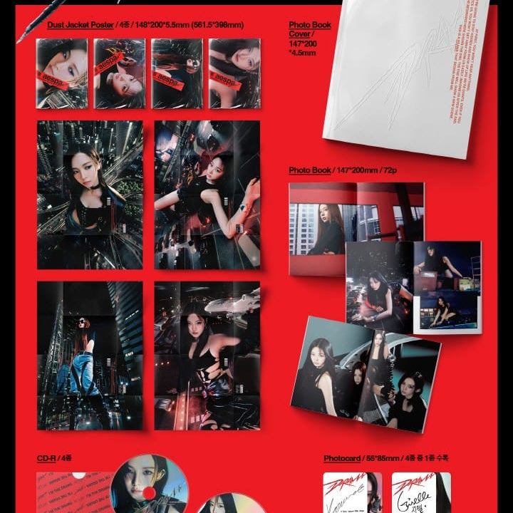 Korea Pop Store aespa - [Drama] (4th Mini Album) (Giant Ver.) Kawaii Gifts 8804775366963