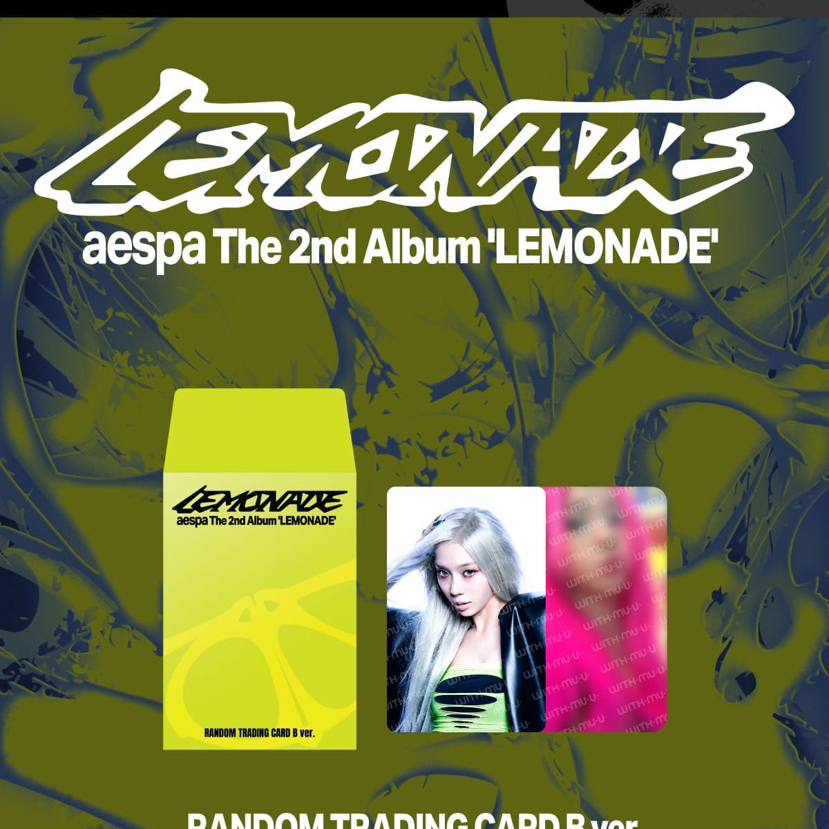 Korea Pop Store [aespa] Lemonade - Random Trading Card Set B Kawaii Gifts