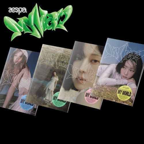 Korea Pop Store aespa - MY WORLD (3RD MINI ALBUM) [INTRO VER.] Kawaii Gifts