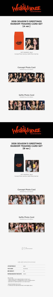 Korea Pop Store [aespa] Random Trading Card Set - 2026 SM Kawaii Gifts