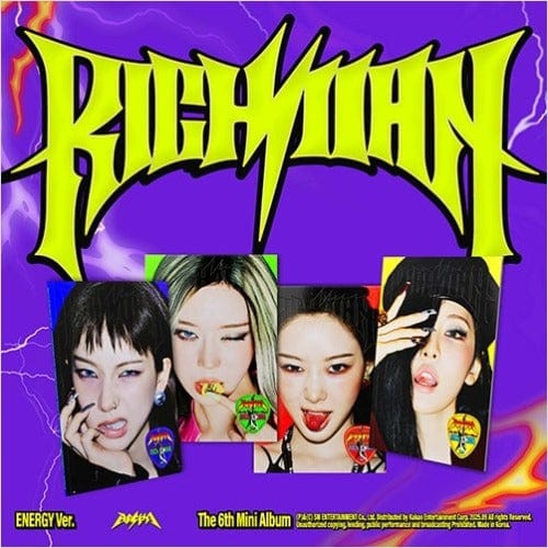 Korea Pop Store aespa - [Rich Man] (6th Mini Album) (Energy Ver.) Kawaii Gifts
