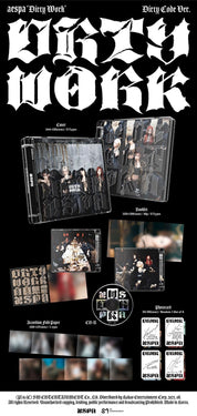 Korea Pop Store aespa - Single [Dirty Work] (Dirty Code Ver.) Kawaii Gifts