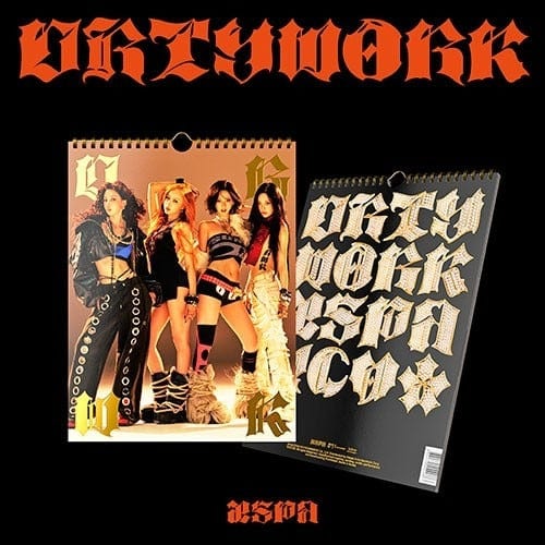 Korea Pop Store aespa - Single [Dirty Work] (Dirty Worker Ver.) Kawaii Gifts