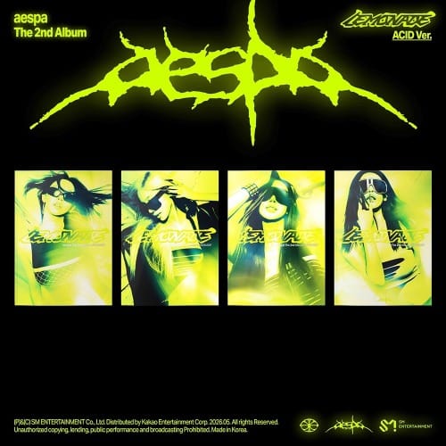 Korea Pop Store aespa - The 2nd Album [Lemonade] (Acid Ver.) Kawaii Gifts 8804775469848