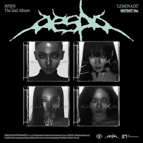 Korea Pop Store aespa - The 2nd Album [Lemonade] (Mutant Ver.) Kawaii Gifts 8804775469862