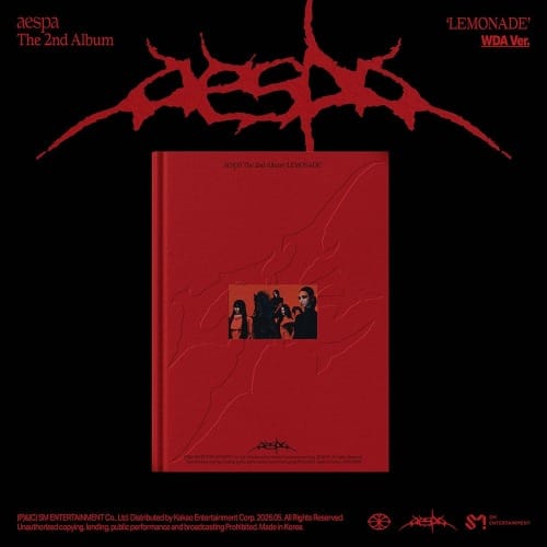 Korea Pop Store aespa - The 2nd Album [Lemonade] (WDA Ver.) Kawaii Gifts 8804775469824