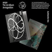 Korea Pop Store aespa - Vol.1 [Armageddon] (Authentic Ver.) Kawaii Gifts