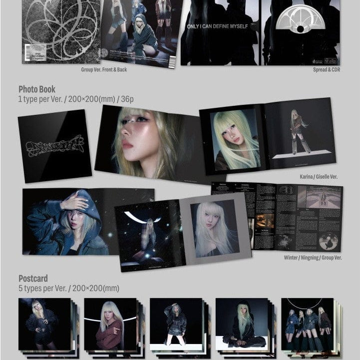 Korea Pop Store aespa - Vol.1 [Armageddon] (My Power Ver.) Kawaii Gifts 8804775369681