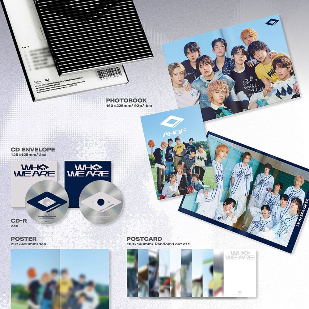 Korea Pop Store AHOF - 1st Mini Album [Who We Are] (Photobook Ver.) Kawaii Gifts