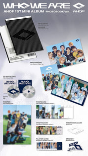 Korea Pop Store AHOF - 1st Mini Album [Who We Are] (Photobook Ver.) Kawaii Gifts