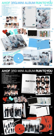 Korea Pop Store AHOF - 3rd Mini Album [Run to You] (Photobook Ver.) Kawaii Gifts