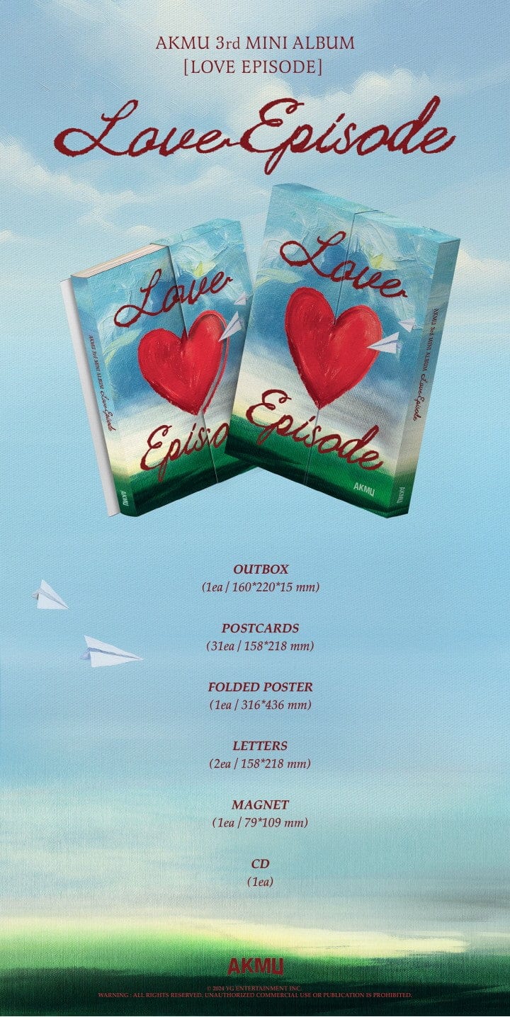 Korea Pop Store AKDONG MUSICIAN - [Love Episode] (3rd Mini Album) Kawaii Gifts 8800250624290