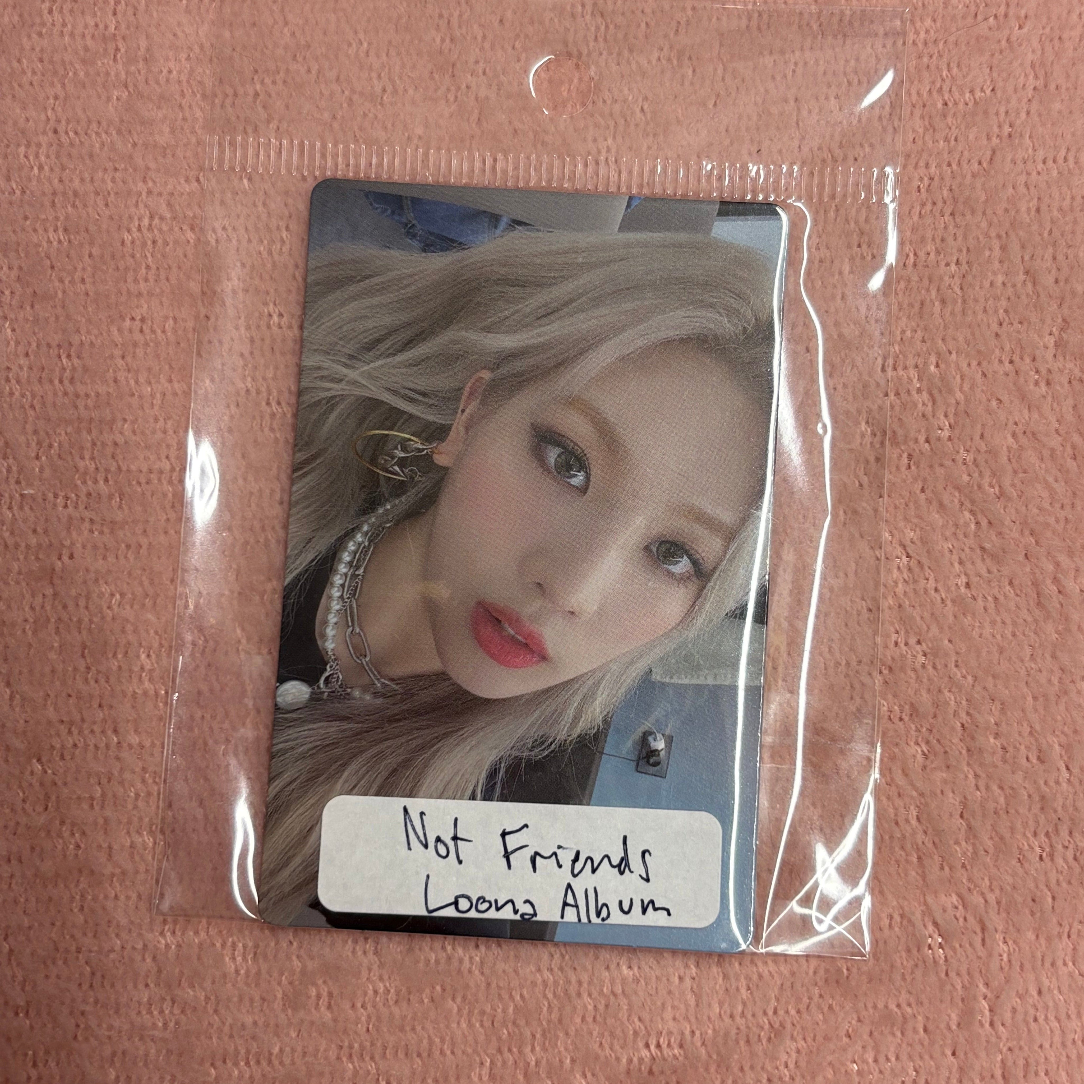 Korea Pop Store Album Photocard Loona - Not Friends Kim Lip B Kawaii Gifts 76933590