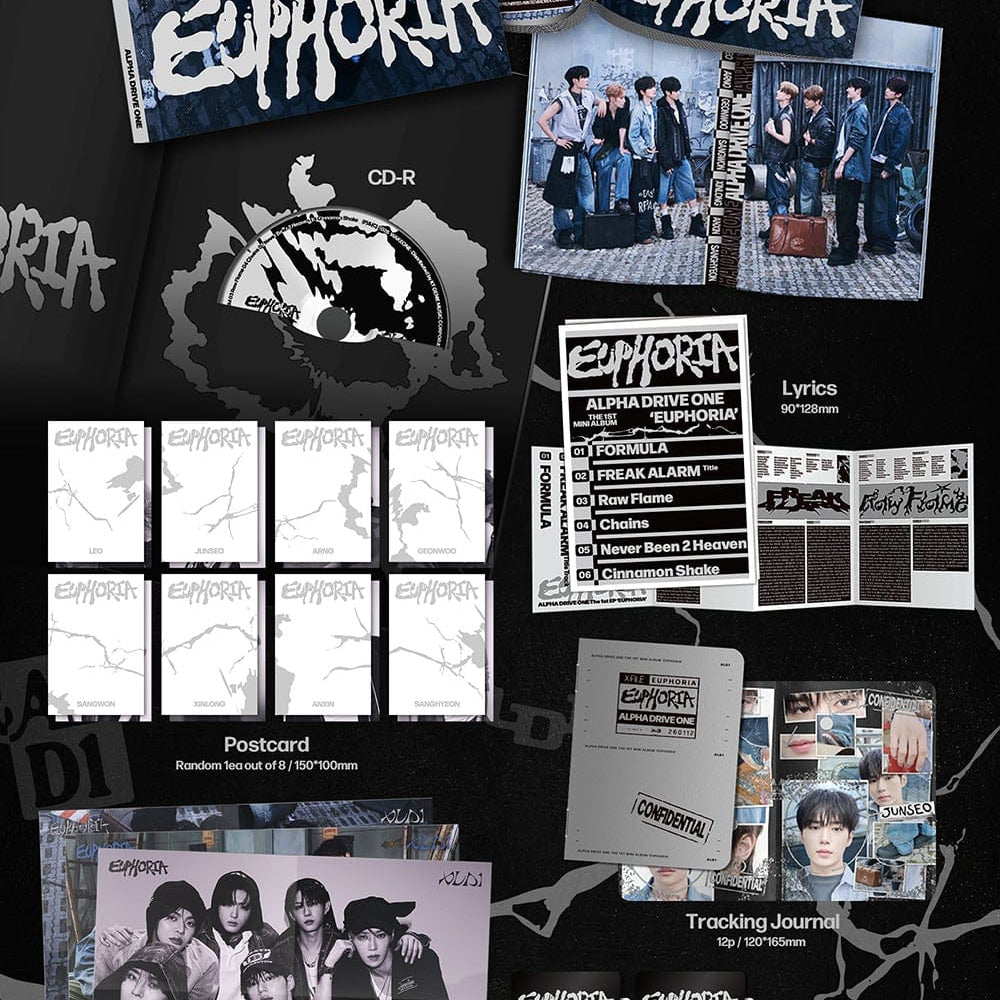 Korea Pop Store ALPHA DRIVE ONE - The 1st Mini Album [Euphoria] (Freak Alarm Ver.) Kawaii Gifts