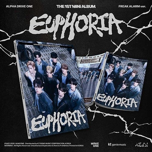 Korea Pop Store ALPHA DRIVE ONE - The 1st Mini Album [Euphoria] (Freak Alarm Ver.) Kawaii Gifts