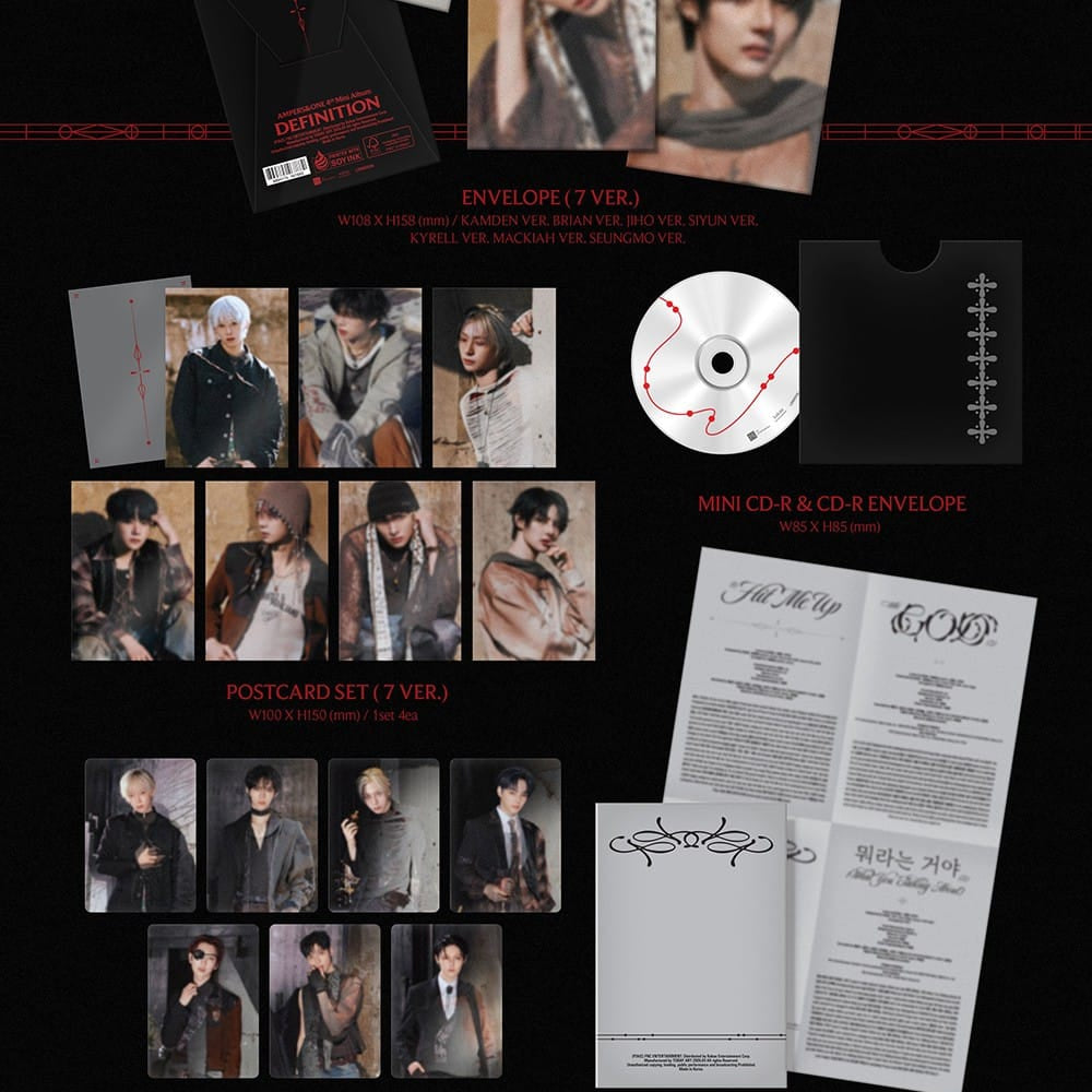 Korea Pop Store AMPERS&ONE - 4th Mini Album [Definition] We Ver. Kawaii Gifts